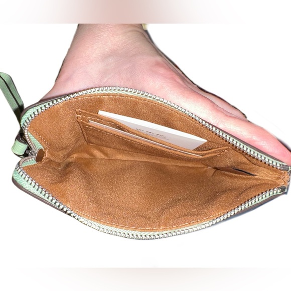 Coach Pale Pistachio Wristlet - Picture 3 of 8